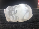 Natural transparent gypsum dragon tortoise ornaments