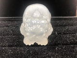 Natural transparent gypsum dragon tortoise ornaments