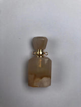 Natural crystal perfume bottle