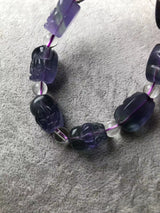 Natural crystal fluorite brave