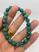 Natural crystal, emerald（祖母绿） bracelet