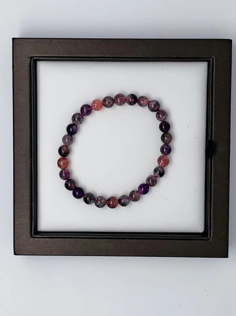 Natural crystal, super seven crystal bracelet