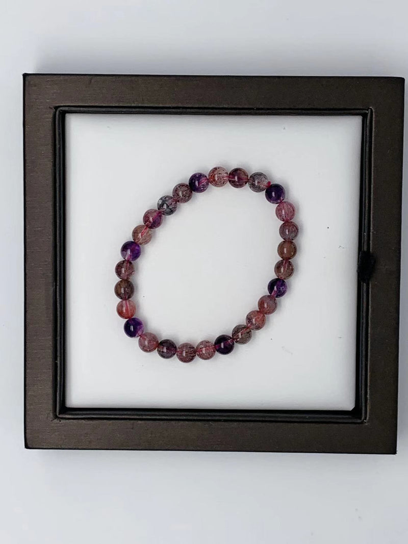 Natural crystal, super seven crystal bracelet