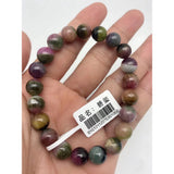 Natural Crystal Watermelon Tourmaline Bracelet One Picture Thing Red Green Tourm