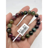 Natural Crystal Watermelon Tourmaline Bracelet One Picture Thing Red Green Tourm